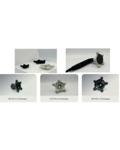 INDIBA PACK 3 Massagers (65mm RES, 55mm CAP, 35mm RES)