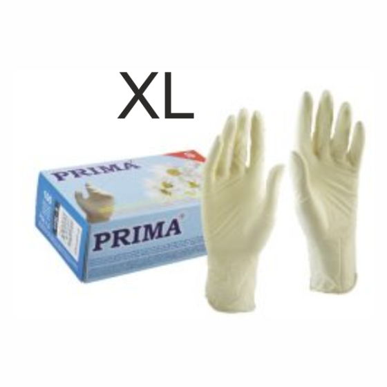 latex onderzoekshandschoen l poeder XL