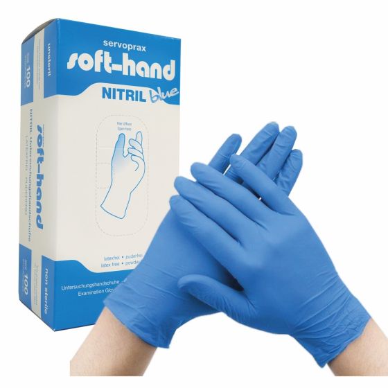 Nitril handschoenen | Poedervrij | Blauw | Maat M