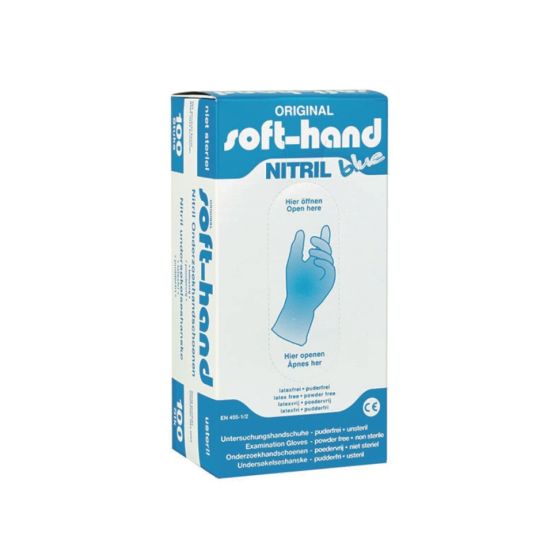 Nitril Handschoenen blauw - S