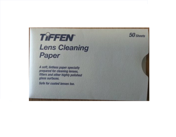 Lens cleaning paper